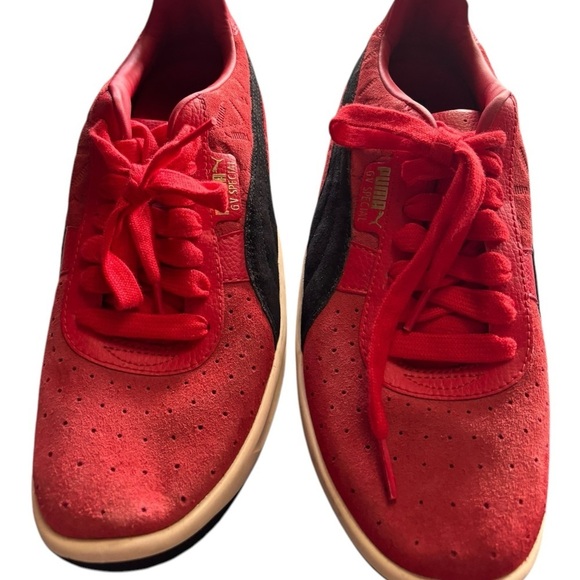 Puma Gv Special Lux Men's 9 Red Suede Lace Up Low Top Sneakers Shoes - Picture 10 of 16